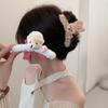 Autumn and winter retro bear rabbit grab clip female cute plush shark clip new hair accessories
