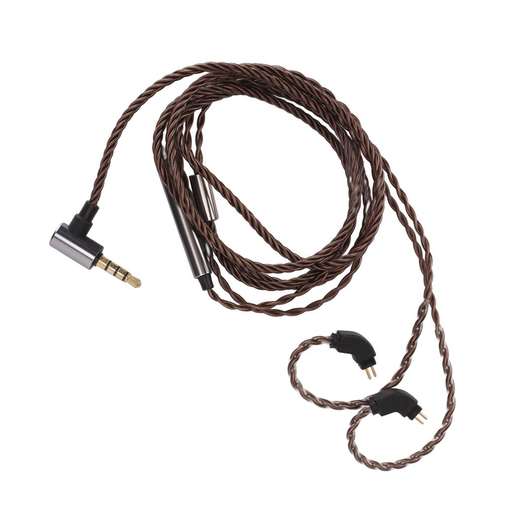 Earphone Cable Replacement Headphone Cable with Mic for 2 Pin 0.78mm Headphones for Weston 1964 UE3X UE18 W4R