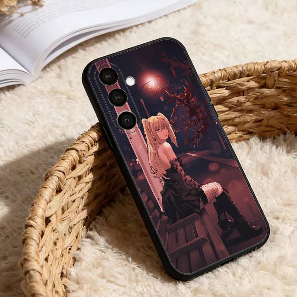 

M-Misa A-Amane Death Note Phone Case For Samsung Galaxy A91,80,73,72 ,71,53,52,32 ,31,22,21s,20,Soft Black Case Samsung a22 4g