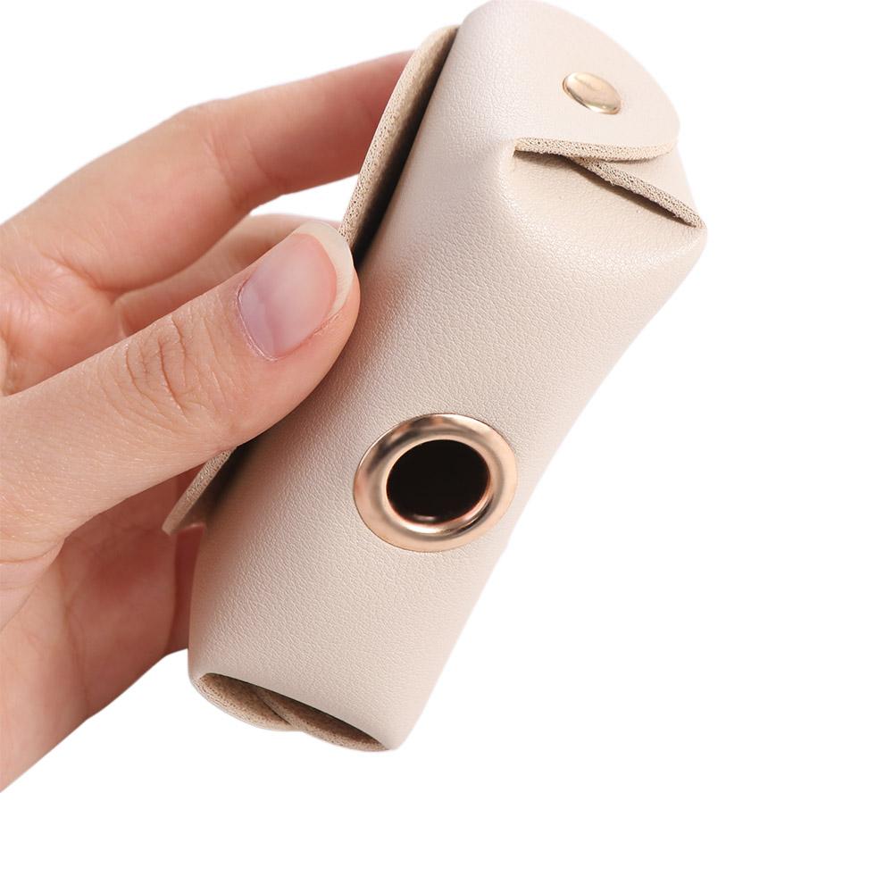 With Metal Buckle Dog Poop Bag Dispenser Leakproof Waste Bag Dispenser Pet Poop Bag Holder  Walking