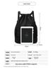 Men's Large Capacity Basketball & Swimming Drawstring Backpack - Portable Student Schoolbag with Logo Printing Option