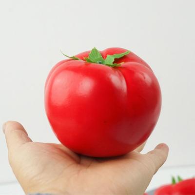 5 Stück Mini Künstliche Tomaten Ornamente Handarbeiten Plastik Simulation Tomaten Modell Lebensecht Gefälschtes Gemüse Requisiten