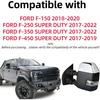 Oxford White Mirror Cover Caps For 2008-2024 Ford F250 F350 F450, Super Duty Towing Truck Accessories (17-22 Super Duty Oxford White)