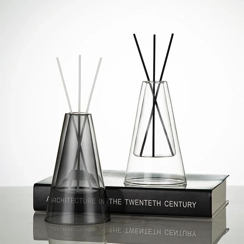 Transparante Aromatherapie Diffuser Fles Glas Essentiële Olie Organizers Opbergcontainers Hydroponische Bloempot Huisdecoratie