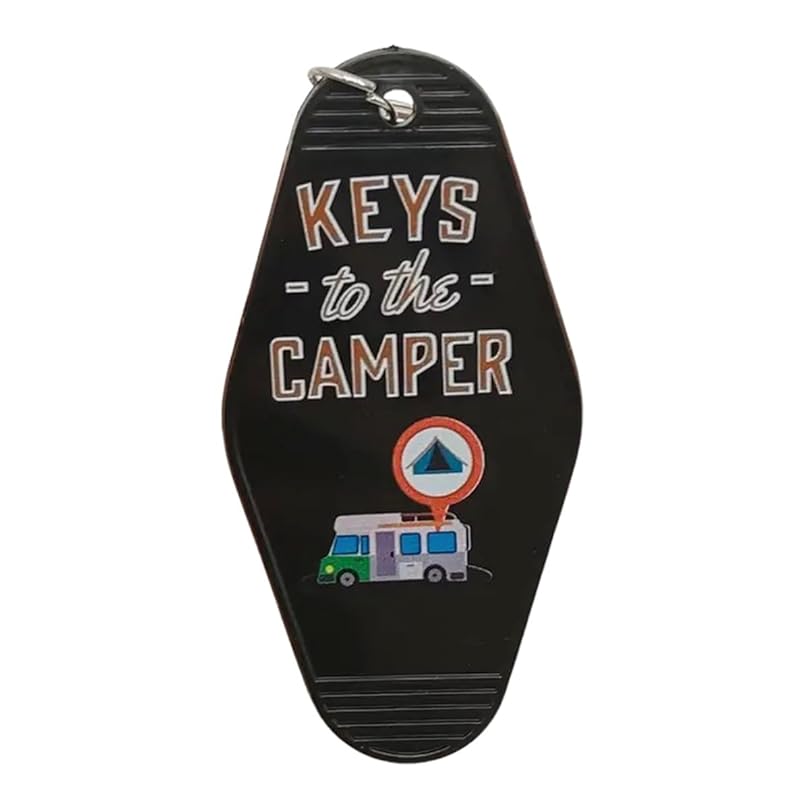 

[ALOHAMONI] USA DESIGN reprint vintage motel key chain key ring American miscellaneous goods Hotel antique cafe California west coast Hawaii (Camper