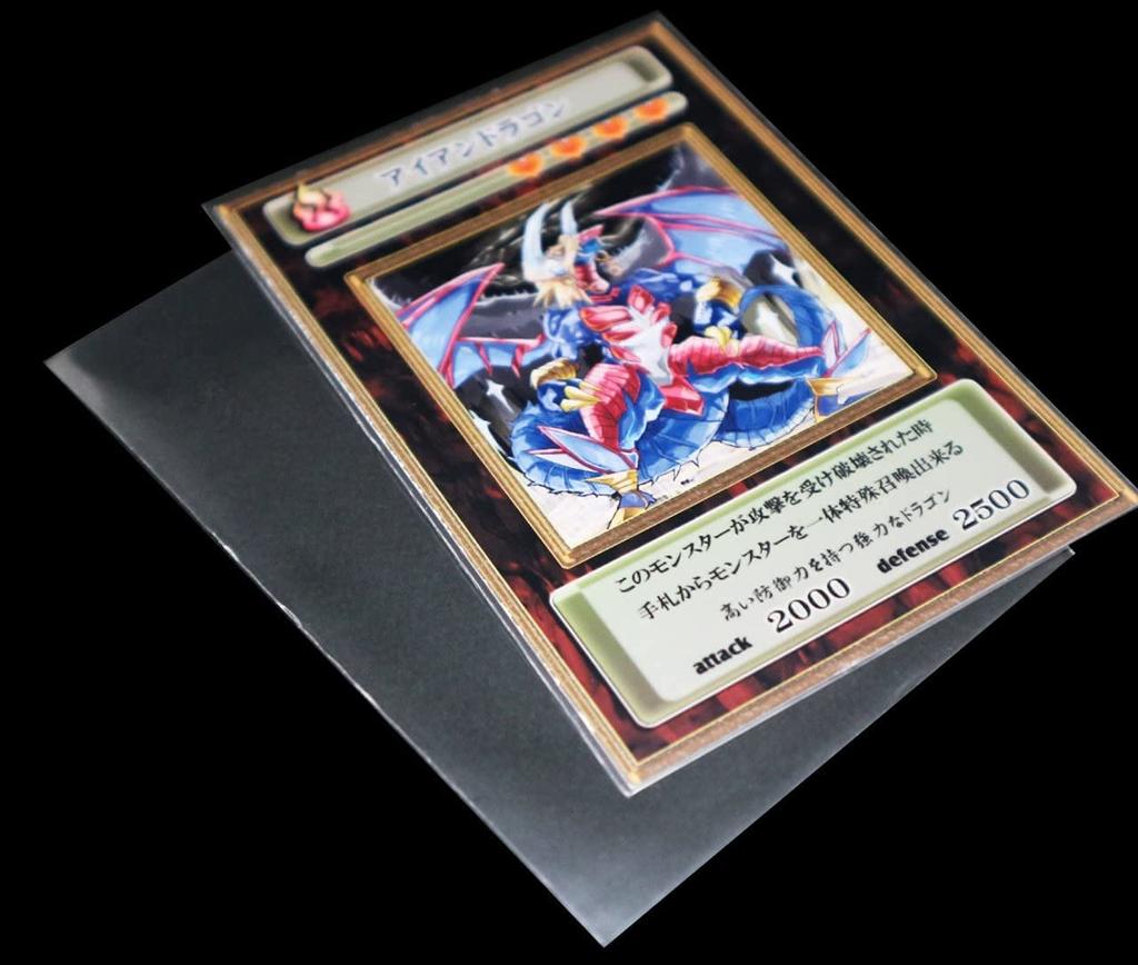 Card OPP Trading Card Regular Size for Work Soft Large Trading Cards Sleeves, Bags, (Standard), Use, [1,000 Pieces] #30, 65x90mm, Transparent, Type,
