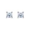 Stilla Attract Einfache Quadratische Transparente Kristallohrringe Damenschmuck Silber 5509936