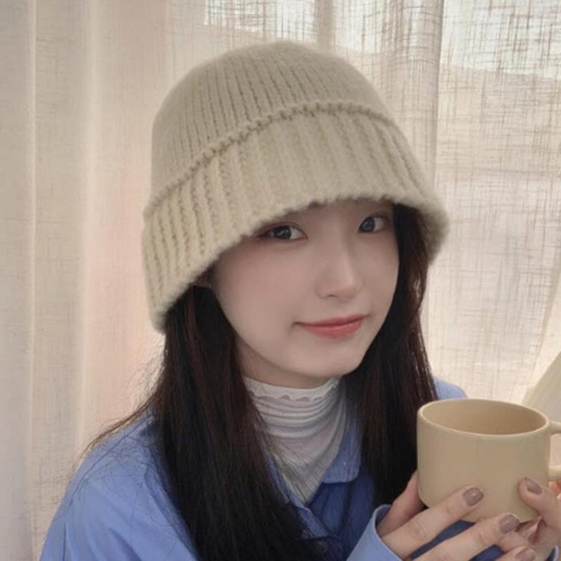 Women s Gold Fashion Color Autumn Bucket Hat C4035_Black