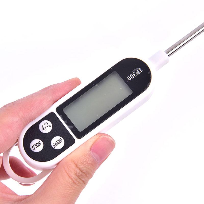 Digital Instant Read Meat Thermometer Kitchen Cooking Food Candy Milk Bbq Grill