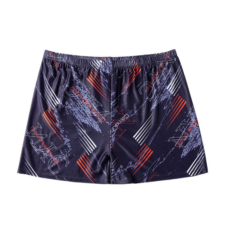 Men s Fashionable Quick-Dry Breathable Plus Size Swim Shorts One Size