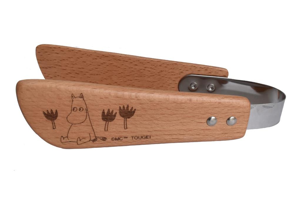 TOUGEI Table Tongs Made of Natural Wood by Rattan Moomin Series (Moomin) Art,
