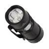 395nm Black Light Flashlight Aluminium Alloy Anti Slip Multiple Modes Small LED Torch for Pet Urine Stains Rocks