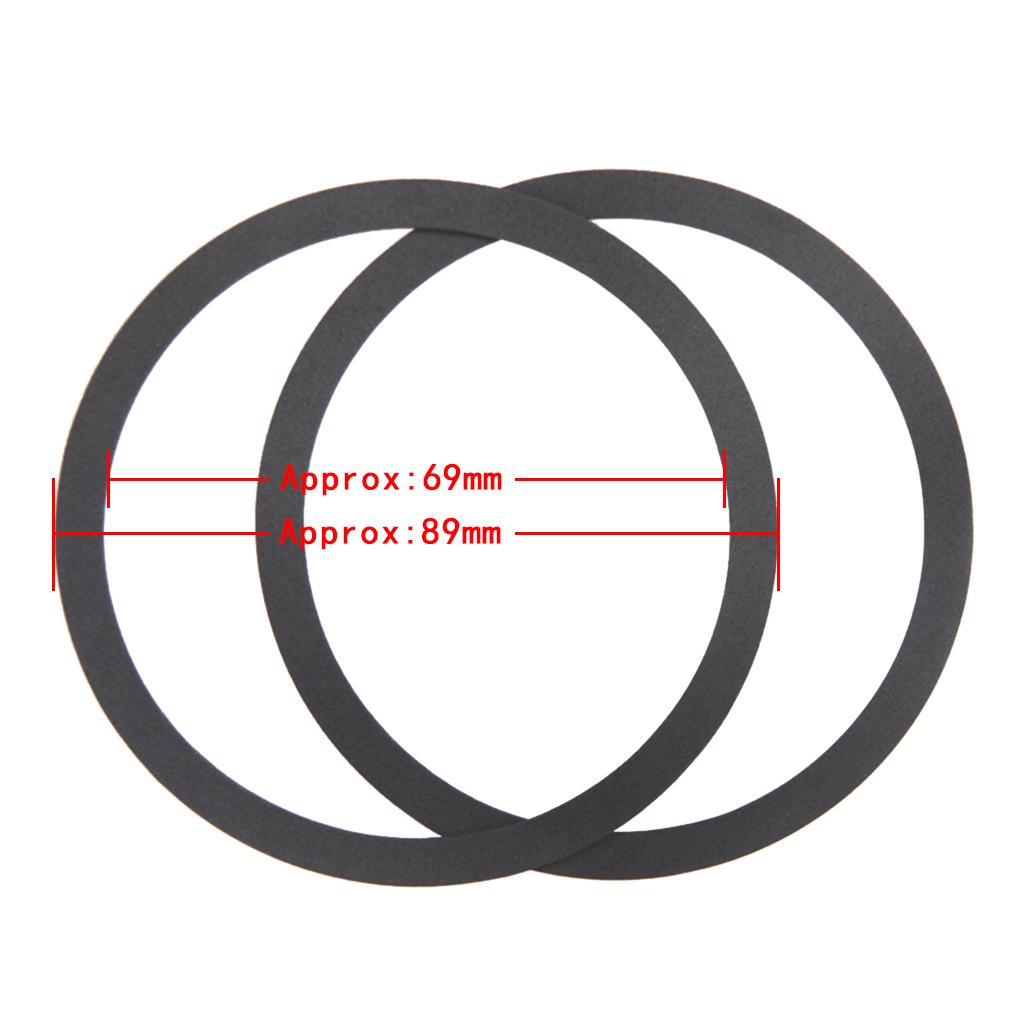 EVA Speaker Sealing Gasket Woofer Shockproof Seal Pad Washer Ring 1/2/3/4/5/6/7/8/9/10/11/12 Inch Universal Foam Speaker