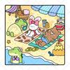 Cross-Border Adult & Teen Coloring Book: Cute Animal Characters for Easy Coloring