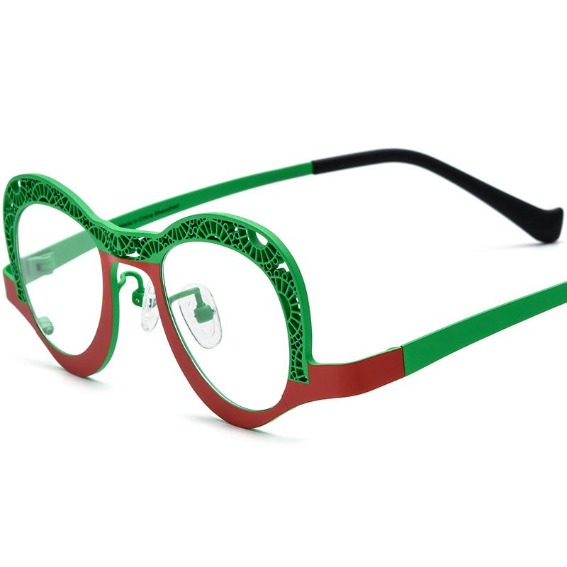 Eyewear Fashion 2025 Women Cat Eye Reinforced Wire-Core Temples Blue Light Blocking Computer Gaming Glasses зелёный