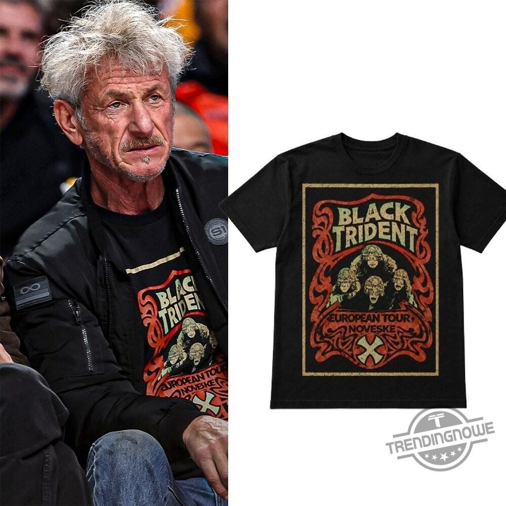 Sean Penn Black Trident Lakers 2026 Game 4 Shirt S разноцветный