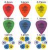 10Pcs New Anti-slip Style Multicolors Triangle Picks Guitar Picks Guitar Accessories Music Picks