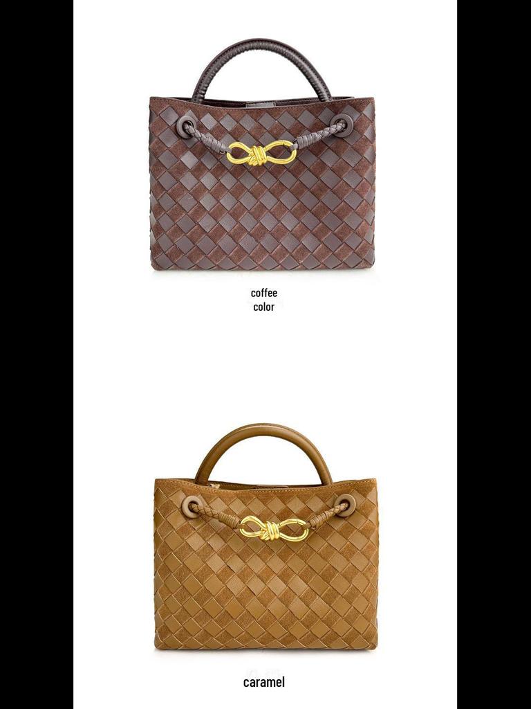 2024 Autumn/Winter Frosted French Retro Gradient Suede Bow Women's Bag