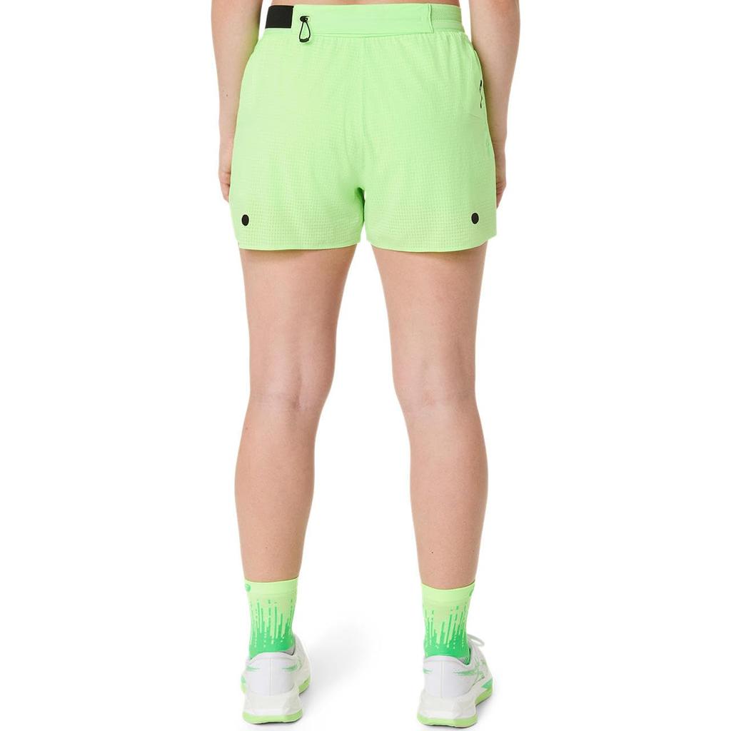 Asics Running Wear METARUN Split Shorts 2012D349 Women's 300 (Illuminate Green) M