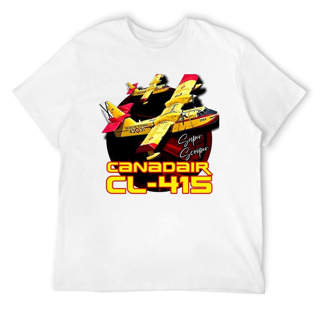 Canadair Cl415 Super Scooper Firebomber Aircraft Tshirt Heavyweights Topping Shirts Graphic Tees Slim Fit T Shirts For Unisex