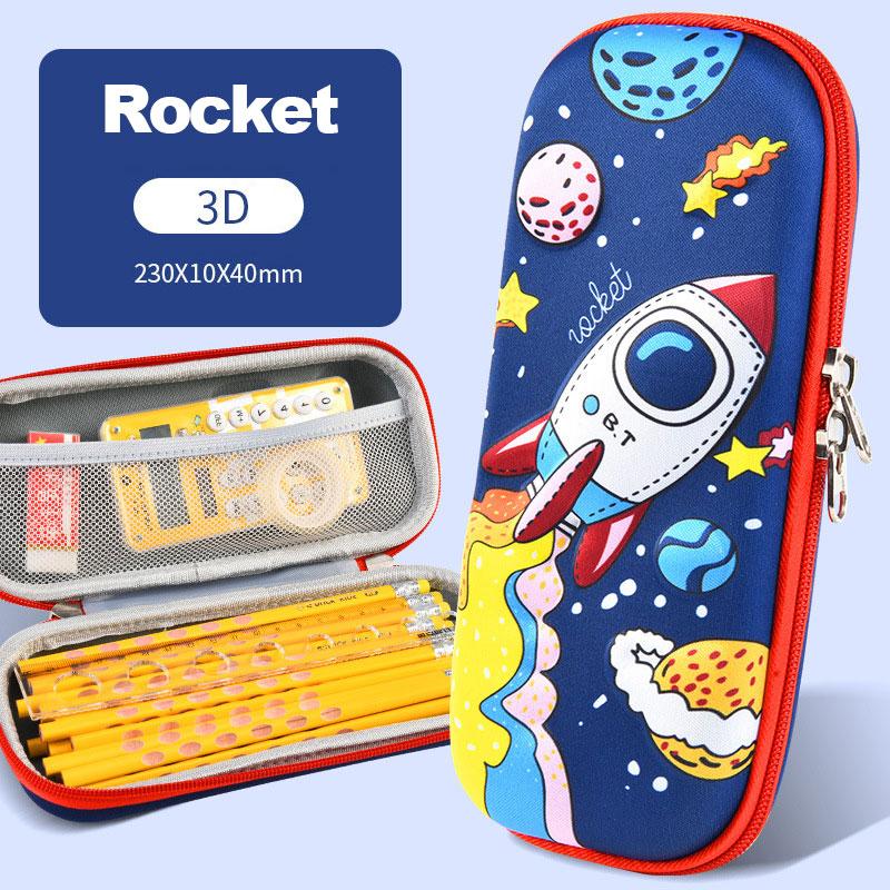 3D Pencil Case Kawaii Cute Large Capacity Pen Box Back to School Supplies Organizer Korean Japanese Stationery  Estuche