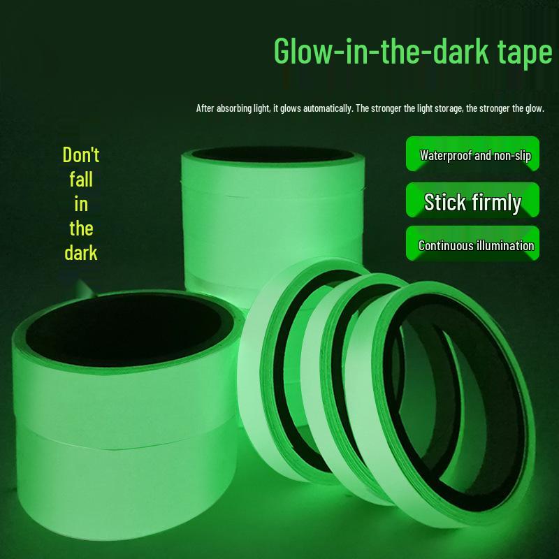 High Adhesion Wear-Resistant Self-Luminous Reflective Safety Tape for Stairs and Stage Positioning 
