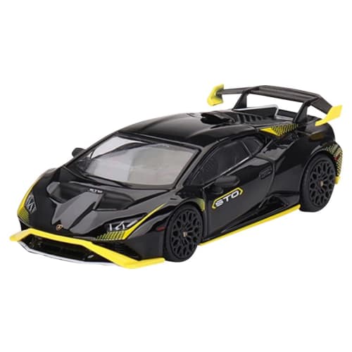 

TrueScale Miniatures MINI GT 1/64 Lamborghini Huracan STO Nero Noctis Right-Hand Drive Finished Product