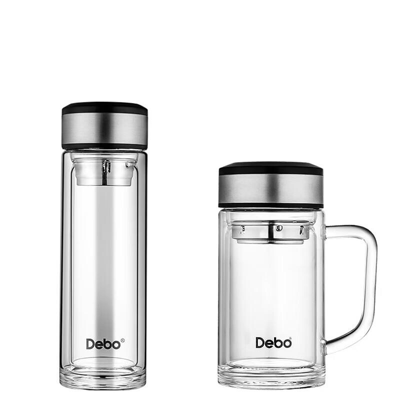 Depp DEP-743 Hannes Double-Layer Glass Tea Infuser Set