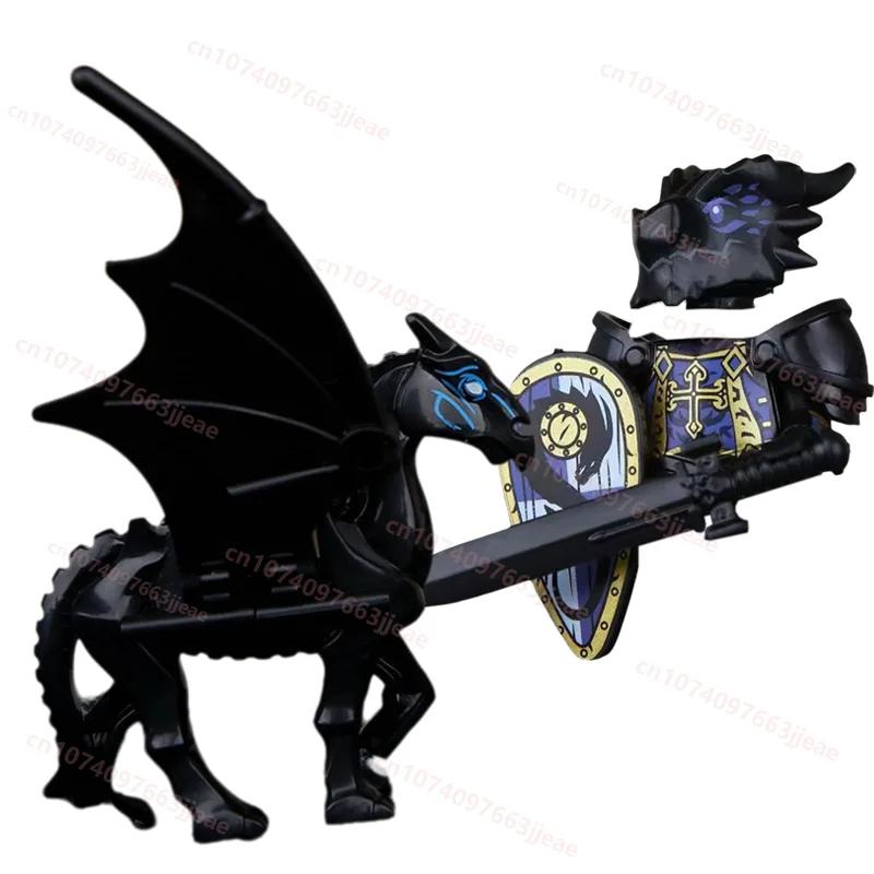 048 047 Undead Dragon Knight Bricks Anime Dragon Knights Building Blocks DIY Action Figure Collection Model Decor Doll Toy Gift