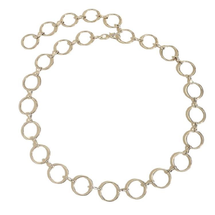 

Stylish Belly Chain Belt for Dresses Adjustable Length Waistband Accessory Hollow Circle Girdle Accessories for Women 1