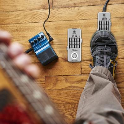 Rowin EQ a 5 bande Equalizzatore per chitarra elettrica a pedale 100Hz 250Hz 630Hz 1.6kHz 4kHz True Bypass 1/4 pollici