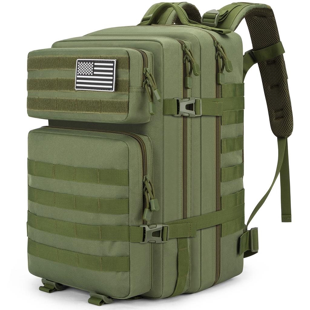 Large Capacity Travel Backpack For Men and Women With USB Charging Port, 45L Large Capacity Tactical Pack