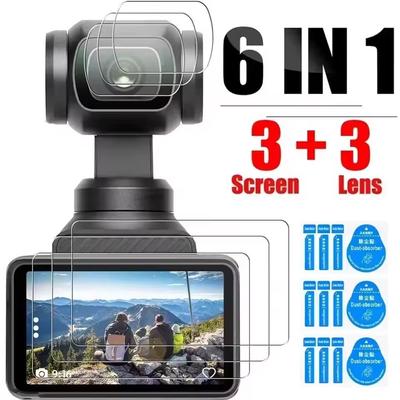 Folie de Sticlă Securizată pentru DJI OSMO Pocket 3 Protector Ecran Anti-Zgârieturi Folie Obiectiv Husă Protectoare pentru Accesorii DJI Pocket 3