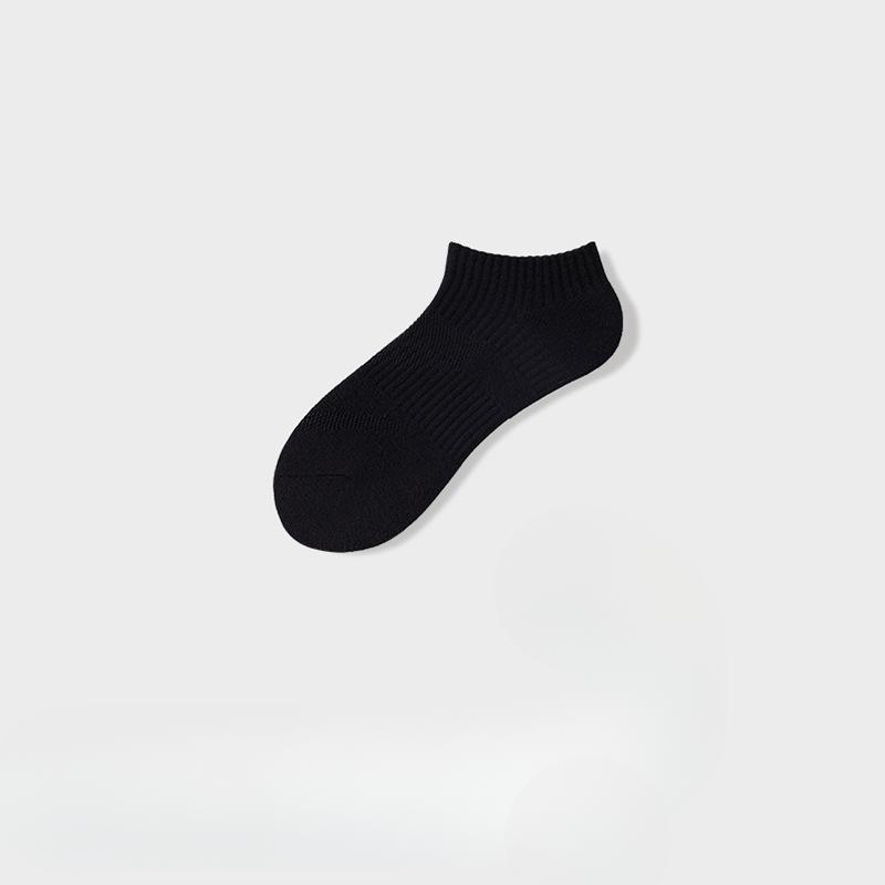 Basketball Socks, Men's Mid-calf Sports Pure Cotton Thin Short Socks, Men's Breathable and Sweat-absorbing Thick Towel Bottom Long Socks
