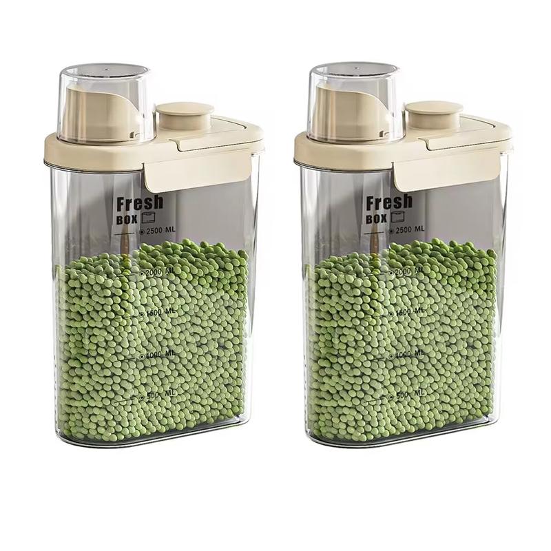 Tragbare, versiegelte Vorratsbehälter sind kleine Haushaltsbehälter zur Aufbewahrung von Lebensmitteln, wie Reis, Sojabohnen und anderen Artikeln.