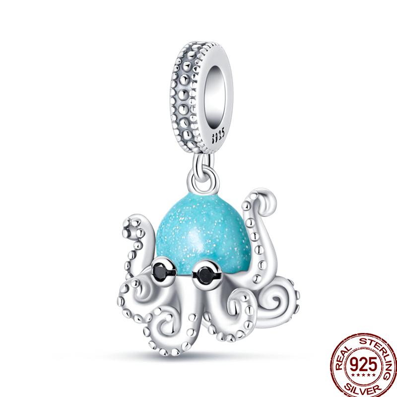 100% Copper Beach Sand Crab Beach Ocean Holiday Jewelry Beads Suitable Fit Original Bracelet Diy Holiday Jewelry