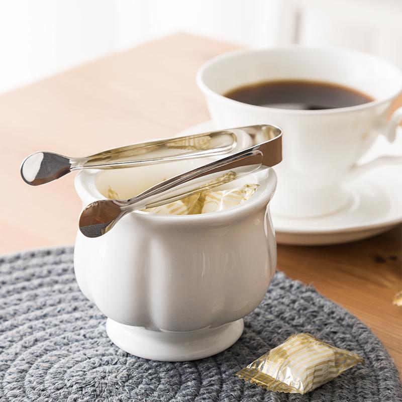 2Pcs Ice Tongs Mini Stainless Steel Serving Tongs Food Clamp Coffee Sugar Cube Tongs Tea Bag Clip Kitchen Gadgets Accessories