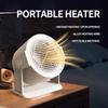 EU Heating Cooling Small Heater Home Bedroom Dormitory Office Energy Saving Safety Quiet Rotating Shaking Head Electric Heater