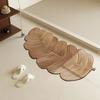 Tappetini da Pavimento per Bagno Piante Verdi Stile Ins Tappetino Assorbente per WC Tappetino per Porta Irregolare per la Casa Tappeti in Diatomea
