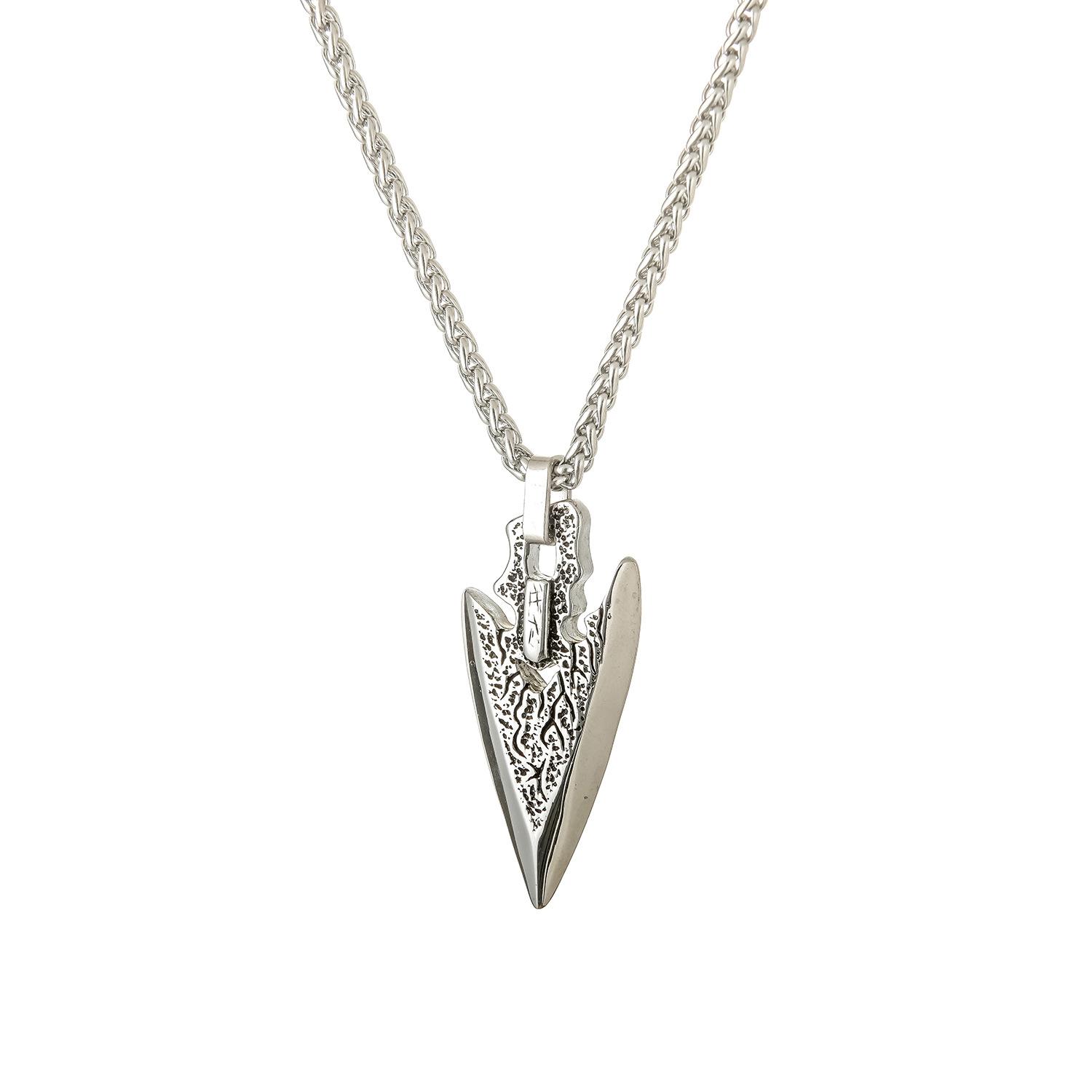 Accessories, Creative Stainless Steel Trendy Men s Touch Gold Charm Pendant Personalized Titanium Steel Men s Necklace