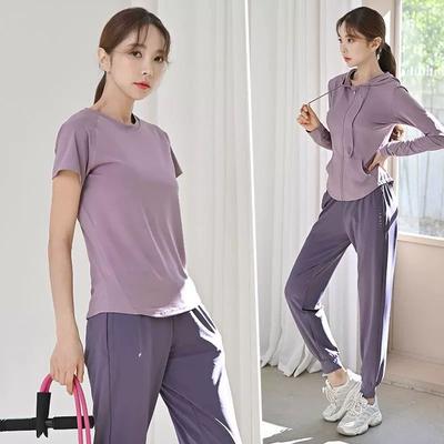 Abbigliamento da Corsa Professionale da Donna Estivo ad Asciugatura Rapida Completo Sportivo Tuta da Palestra Yoga Set da Jogging