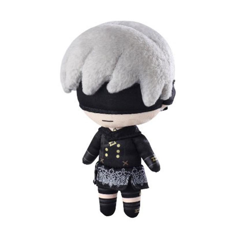 Nier 2B Anime Plush Doll No.9 9S Plushies Anime Game Figure Cute Cartoon Stuffed Toy Christmas Animal Cartoon Doll Children Gift
