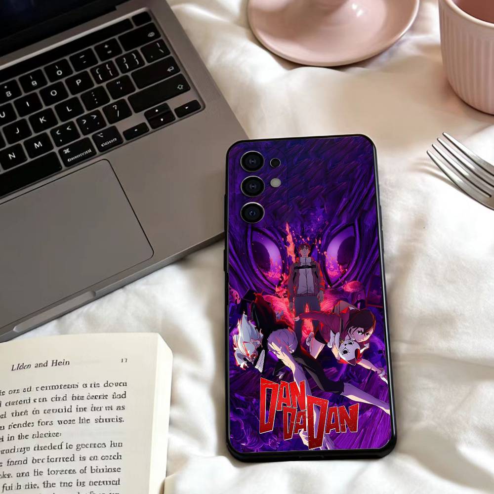 Anime d-DandadanS  Phone Case For Samsung S25,24,23,22,30,21,10,9,Ultra,Plus,Lite,FE,4,5 G Soft Black Case