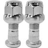 M12X1.5 Chrome Wheel Lug Stud Nut Set Compatible With Honda Accord Civic City CR-V Fit HR-V Ight Element Prelude S2000 Acura Legend Integra MDX ILX