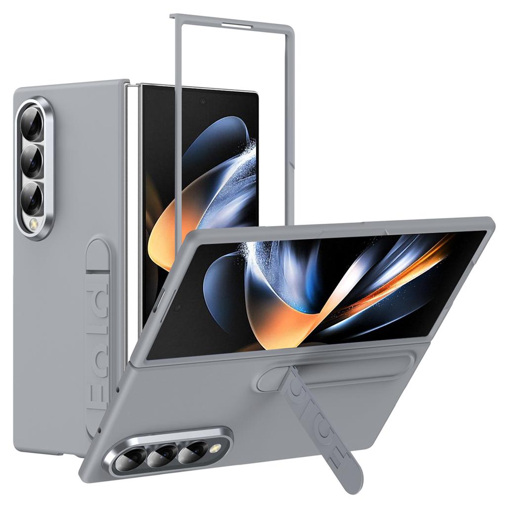 For Samsung Galaxy Z Fold4 5G Case Kickstand Hard PC Phone Cover (without Screen Protector)