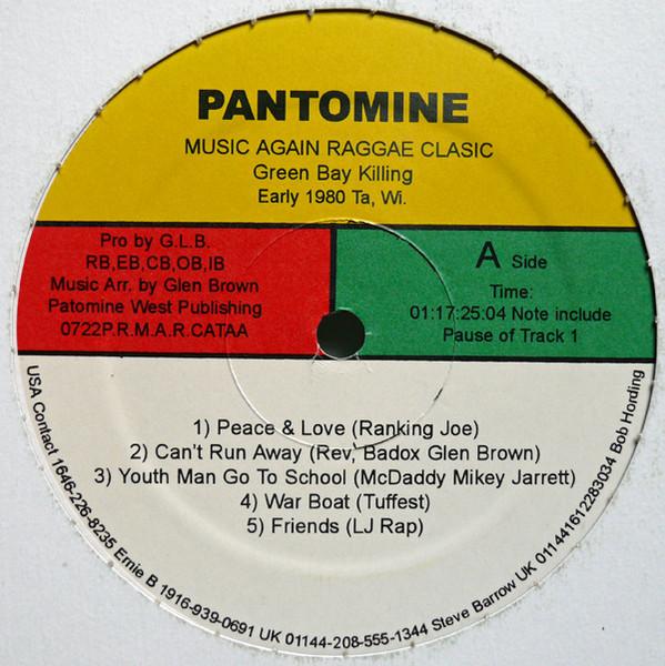 

LP Record VARIOUS - Green Bay Killing LP56810 Pantomine Reggae, Ska & Dub Used