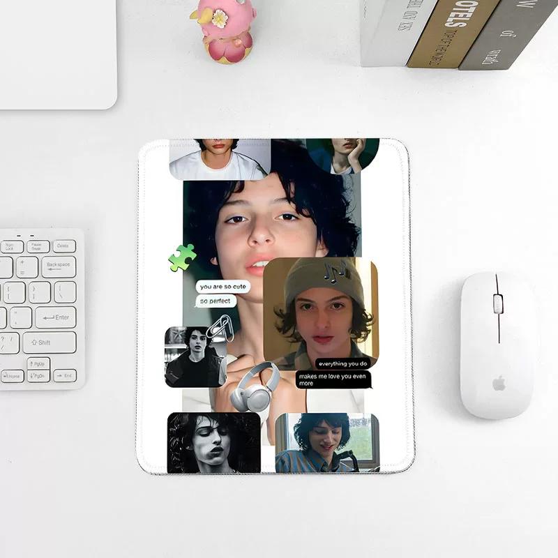 High Definition Printing Stranger Things Leather Mouse Pad Small Convenient and Simple Computer Mouse Pad Desk Edge Lock Non-slip Waterproof Mouse Pad