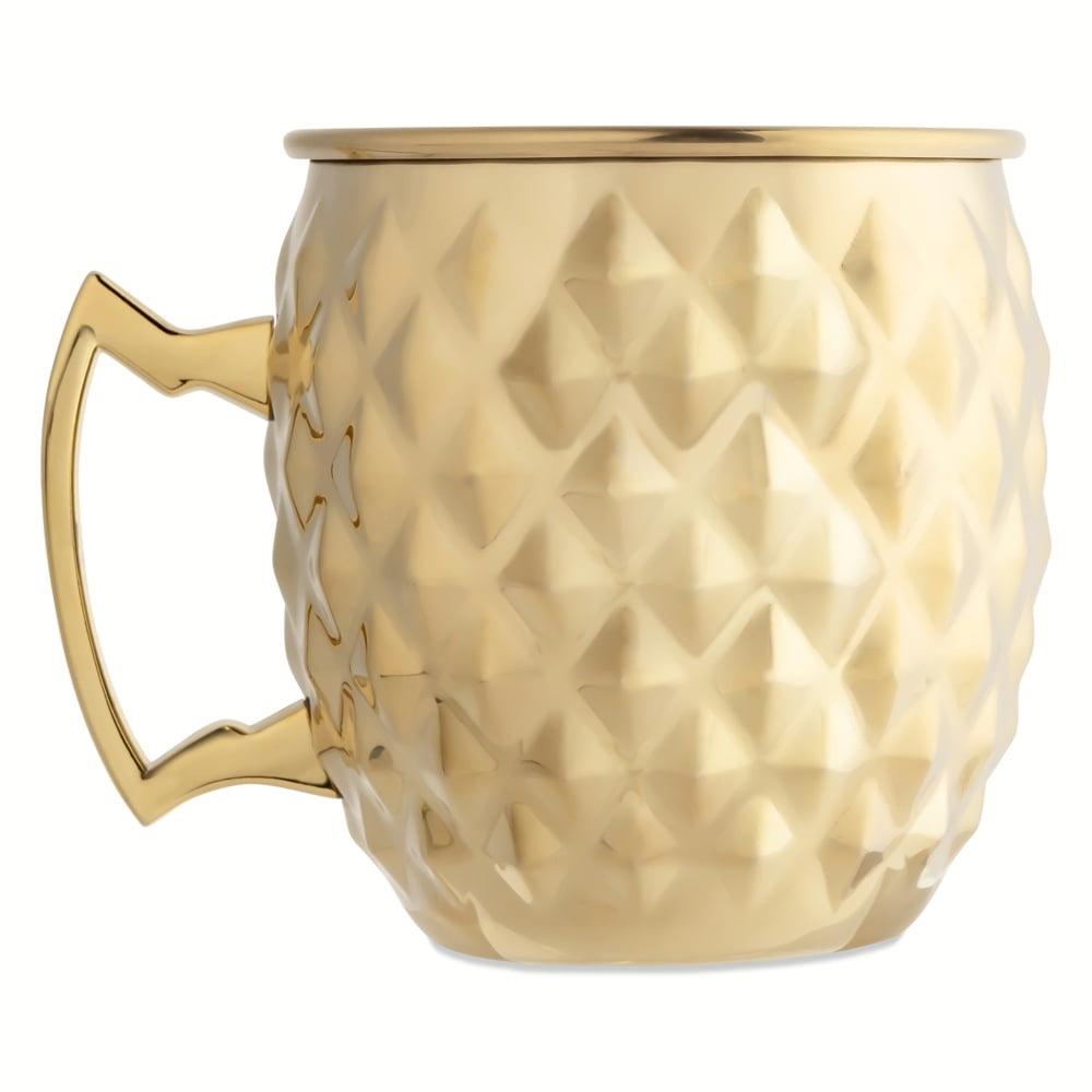 

Кружка для Московского мула из нержавеющей стали Элегантная посуда Прочная конструкция Идеально для домашнего использования Брызгозащищенный Уникальный барный аксессуар 401-500ml