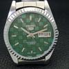 REFURBISHED JAPAN MADE SEIKO 5 AUTOMATIC MENS WATCH GREEN DIAL CUSTOM A440034-2 QV90-a440034