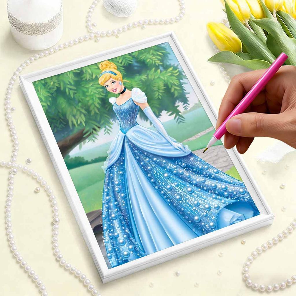 Disney Cinderella Pearl Jigsaw Puzzle This Is A Handmade Decorative Gift That Can Be Used As A Home Decoration Item
